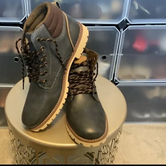 EYUSHIJIA MEN'S WATERPROOF HIKING/WORK BOOTS-SZ 10 1/2-11 - Picture 1 of 3